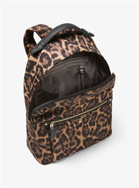 macys michael kors kelsey nylon large backpack leopard|MICHAEL Michael Kors Kelsey Large Nylon Backpack .